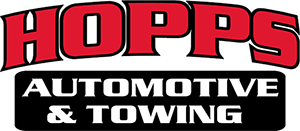 Hopps Automotive and Towing Logo